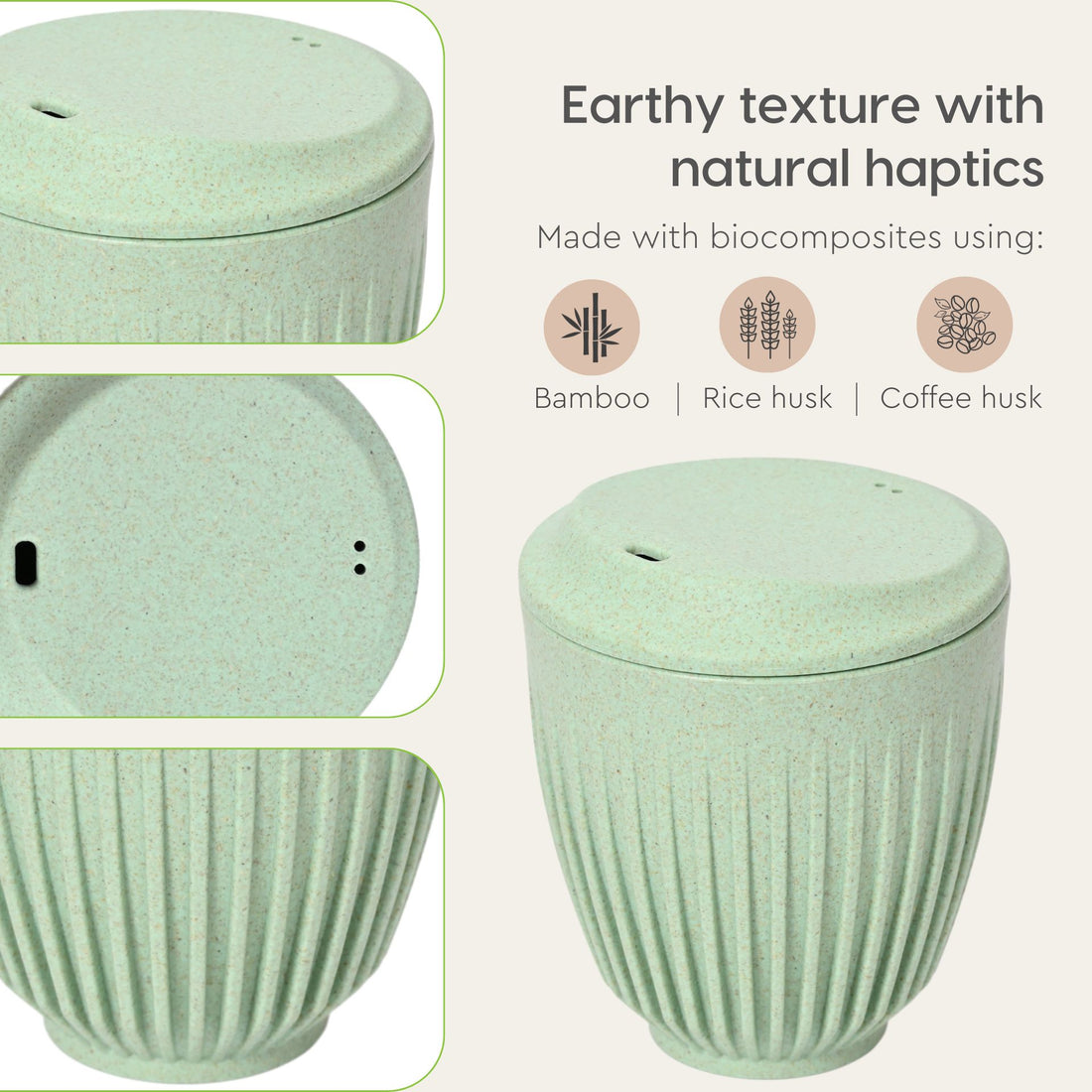 Retro Cup to Go Celeste Green