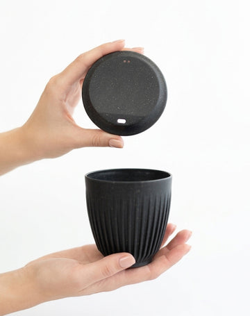 Retro Cup to Go Charcoal Black 250 ml