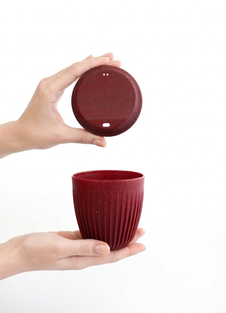 Retro Cup to Go Coral Red 250 ml
