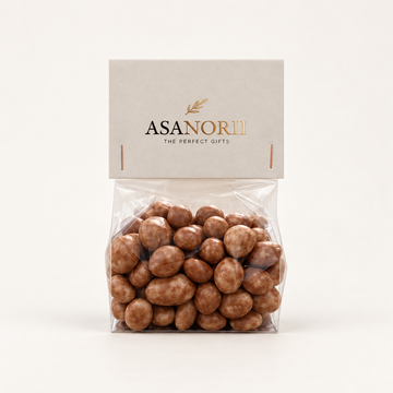 DRAJEURI din CIOCOLATA cu LAPTE cu ARAHIDE cu AROMA TIRAMISU 150gr