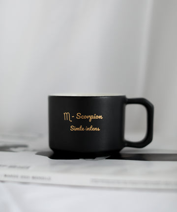 Ceasca zodiac SCORPION negru