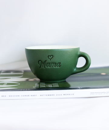 Ceasca Mama Verde inchis
