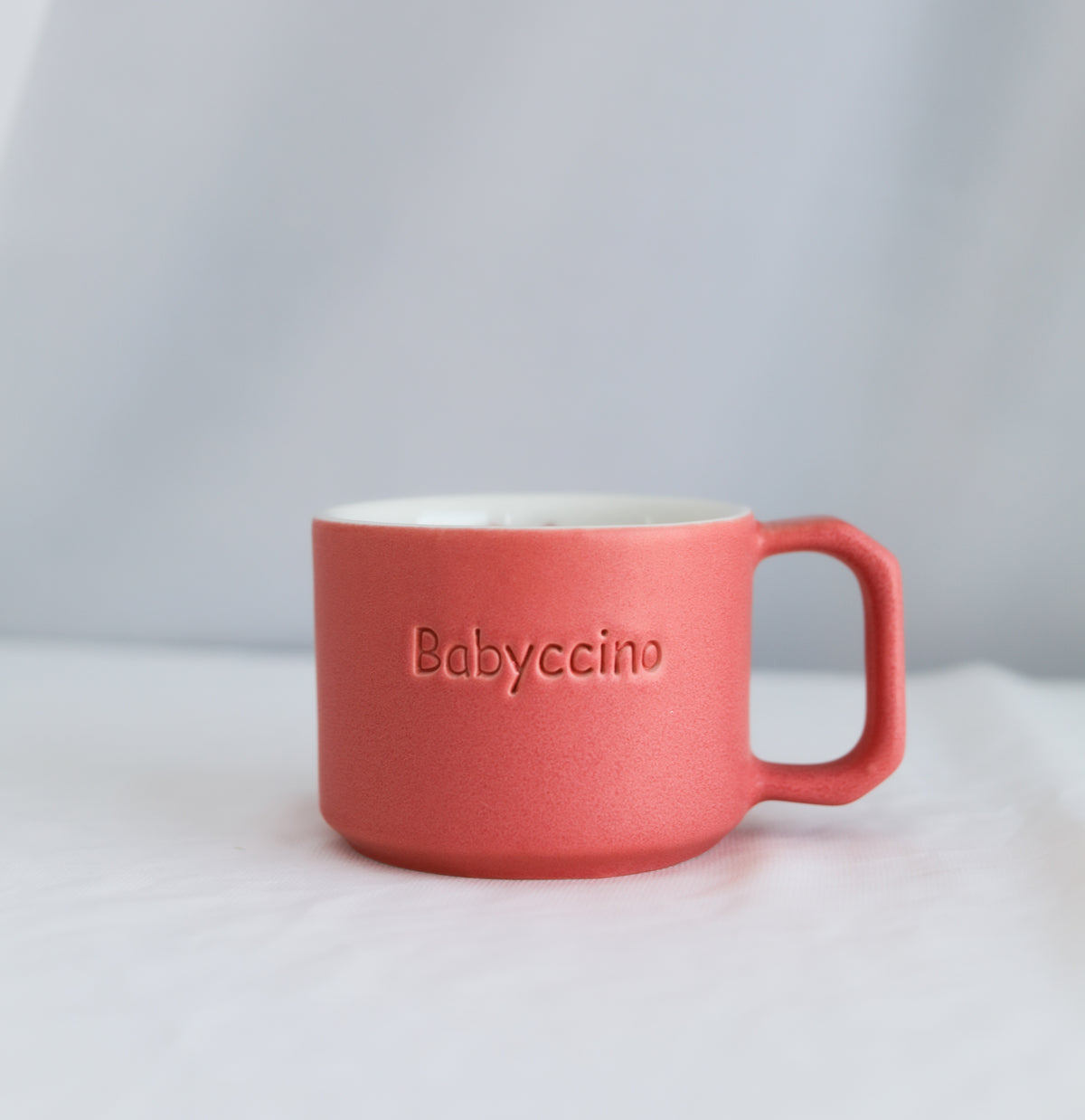 Ceasca Babyccino Square Roz