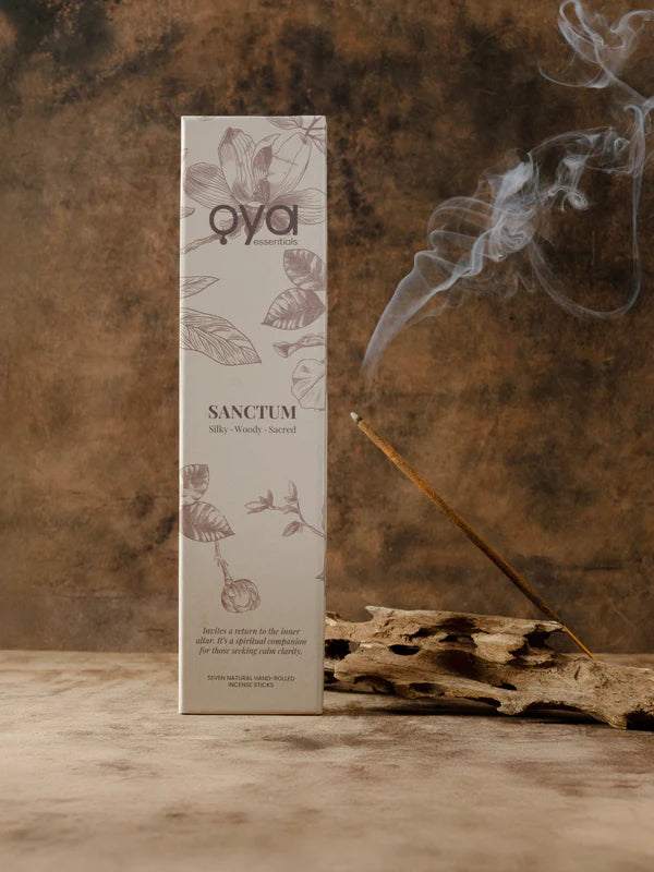 Betisoare parfumate cu lemn de santal cremos si rasina aurie